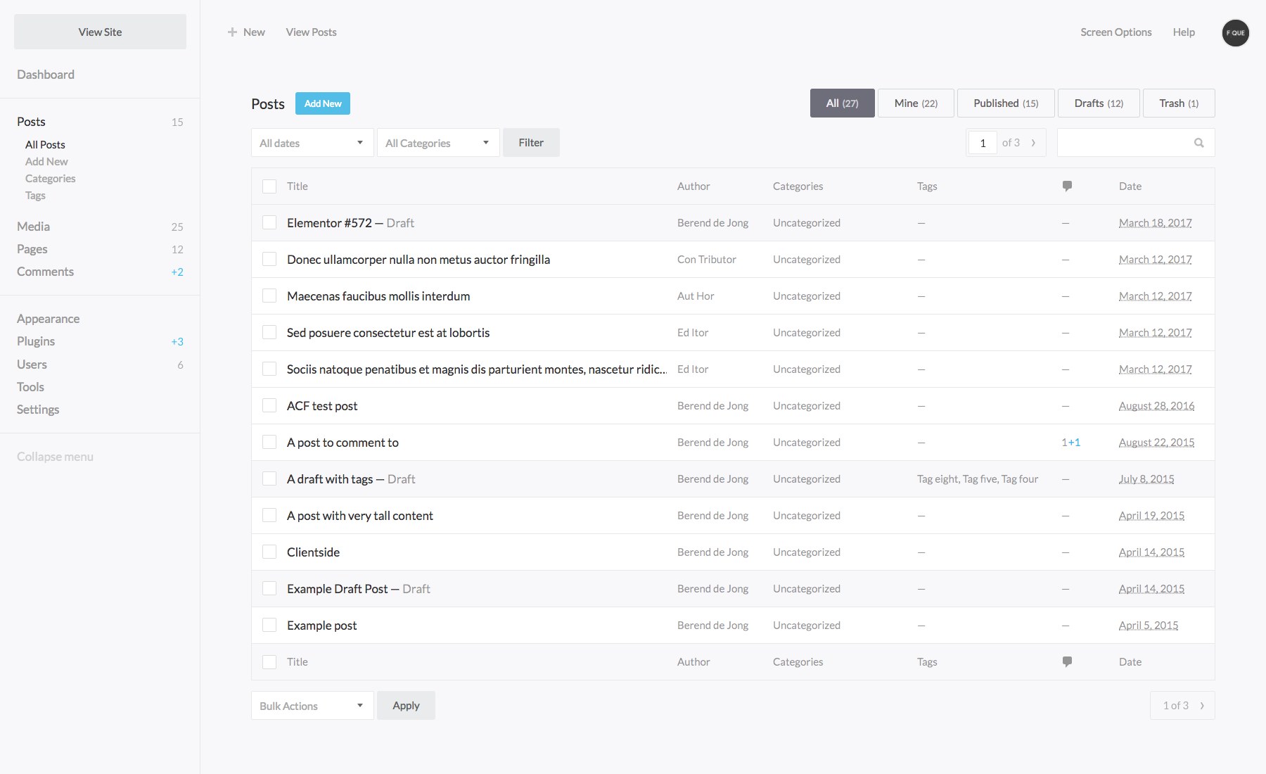 Clientside - WordPress Admin Theme 客户端 - WordPress后台管理主题插件